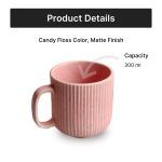 striped mug candy floss