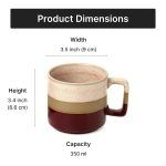 triple layered pink mug