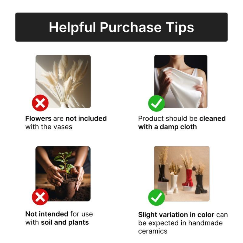 boot vase useful tips
