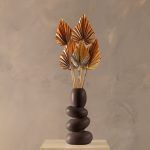 gold palm leaf set