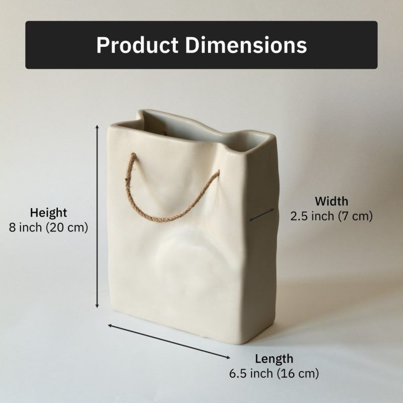 paper bag ivory white