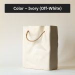paper bag ivory white