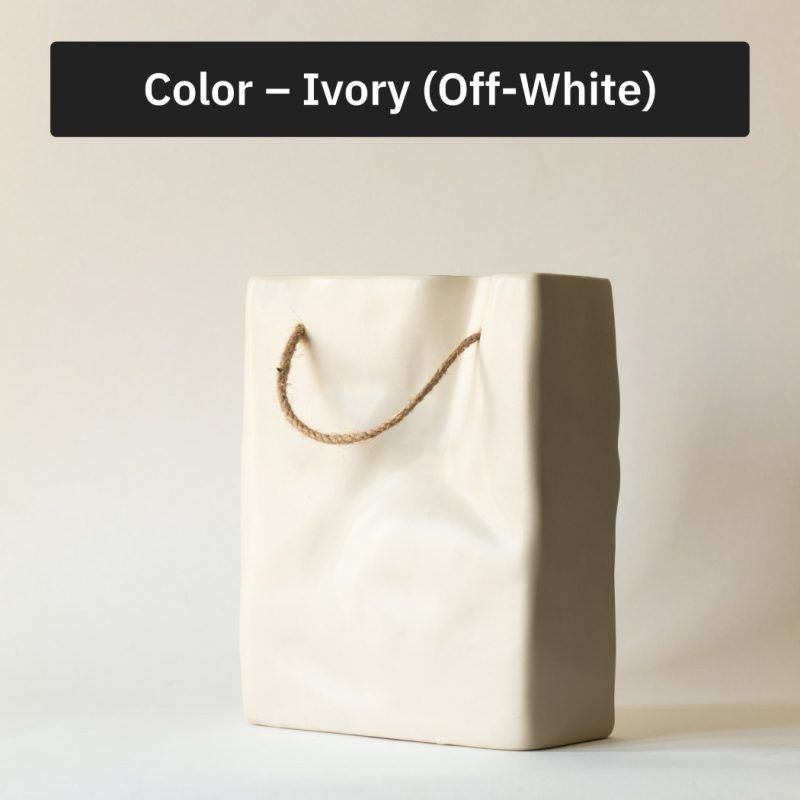 paper bag ivory white