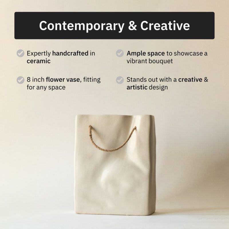 paper bag ivory white