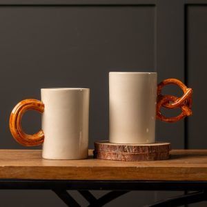 pretzel churros mug set