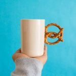 pretzel coffee mug