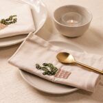 catchy cactus cotton slub napkins