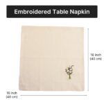 lavender bliss cotton slub napkins white bg
