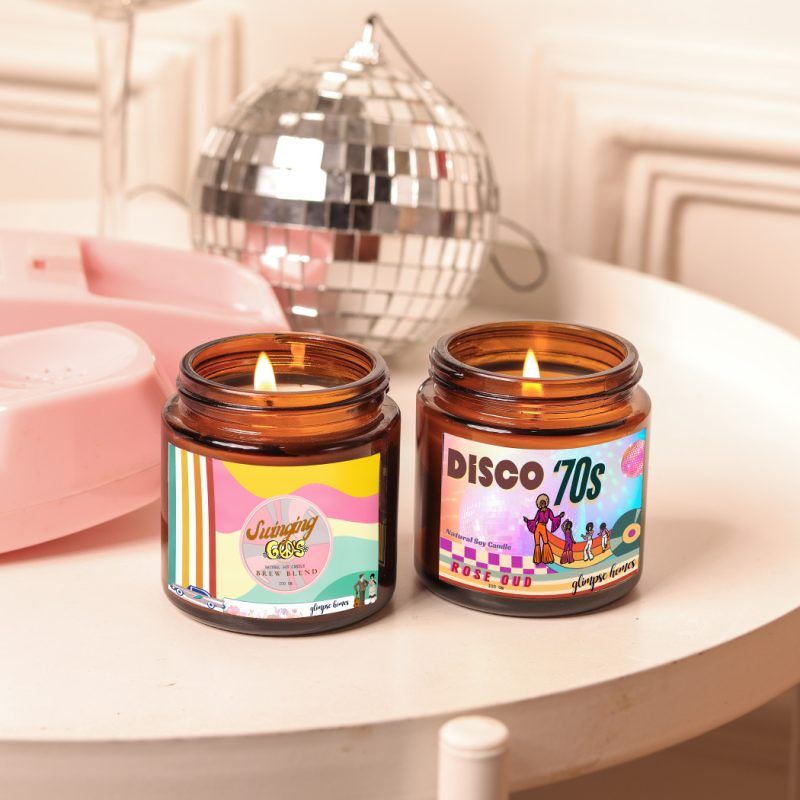 retro rewind soy wax aromatic candles