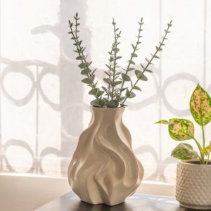 whispering waves ceramic vase