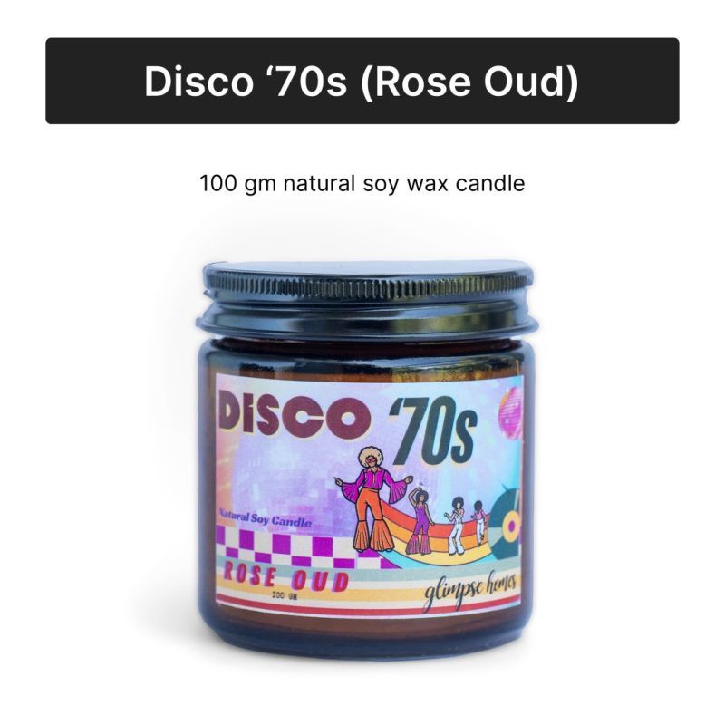 retro rewind candle white bg