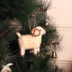 Christmas Hanging Felt Ornaments Ram