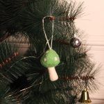 Christmas Hanging Felt Ornaments Mushroom