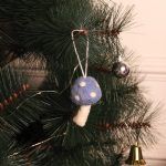 Christmas Hanging Felt Ornaments Mushroom