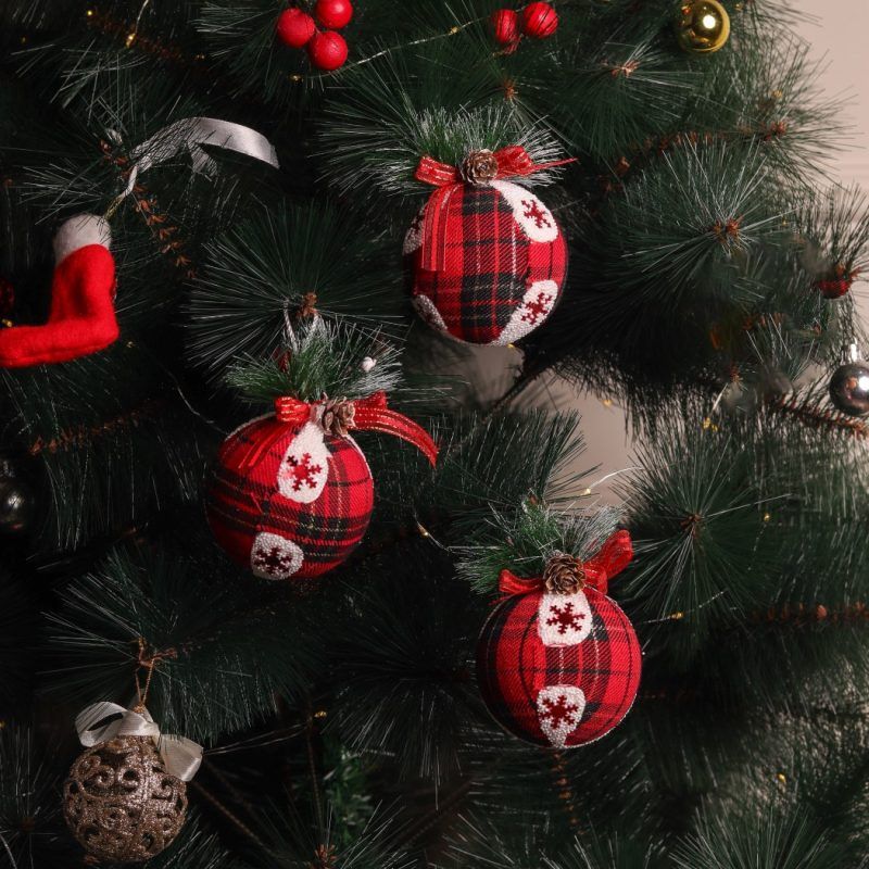 Christmas Ornament Balls (Set of 3)