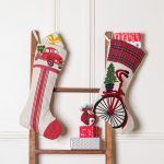 Vintage Christmas Stockings 15 inch (Set of 2)