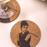 Cork Coaster - Audrey Hepburn