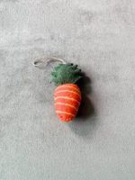 handmade felt animals nursery decor carrot