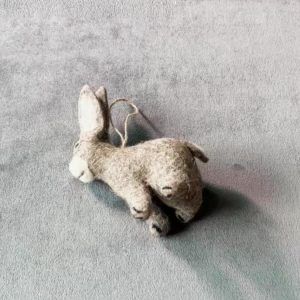 handmade felt animals nursery decor rabbit